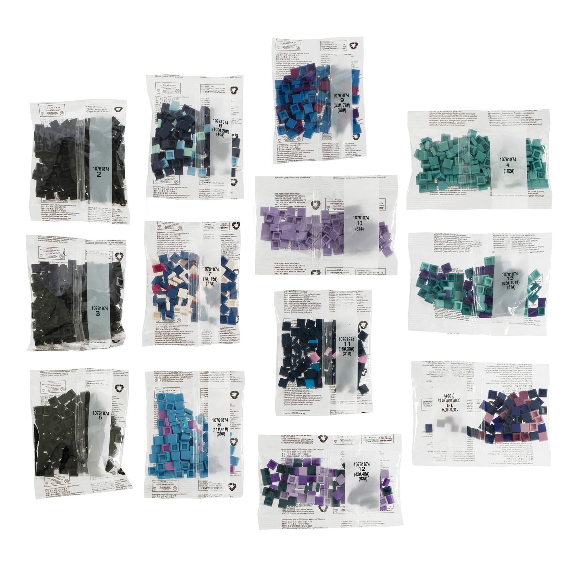 10" x 10" Celestial Body Pixelated Brick Art Kit by Make Market®